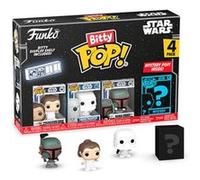 Funko Bitty Pop SW - Leia 4pket Une Mini-Figurine Mystère en Surprise - 2.2 Cm - Star Wars Collectionnable - Étagère Empilable Incluse - Idée de pour Sac Surprise de Fête