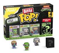 Funko Bitty Pop! Teenage Mutant Ninja Turtles - Leonardo, Michelangelo, April O’Neil et Une Mini-Figurine Mystère en Surprise - 2.2 Cm - TMNT - Donatello Collectionnable - Étagère Empilable Incluse
