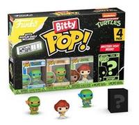 Funko Bitty Pop! Teenage Mutant Ninja Turtles - Leonardo, Michelangelo, April O’Neil et Une Mini-Figurine Mystère en Surprise - 2.2 Cm - TMNT Collectionnable - Étagère Empilable Incluse - TV Fans