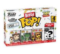 Funko Figurines Bitty Pop! Toy Story - Woody 4PK - Woody, Rex, Slinky Dog, mystère - 2,2 cm