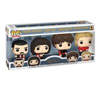 Funko - Figurine Pop Queen (Freddie Mercury, Brian May, John Deacon, Roger Taylor) - Pack 70602