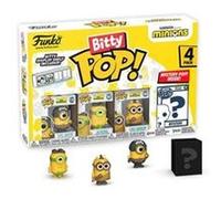 Pack 4 Figurines Les Minions Bitty POP! Vinyl Eye Matie 2,5 cm G