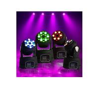 Pack 4 Minis LYRES BEAM 18LED RVB PROJECTEUR DMX