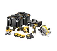 Pack 4 outils 3x5Ah 18V Dewalt DCK480P3T-QW dans 3 coffrets T-STACK