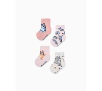 Pack 4 paires de chaussettes bluey multicolore 19/22