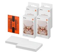 Pack 4 - Papier photographique Xiaomi pour imprimante Imprimante photo portable Xiaomi Mi 20 unités