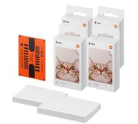 Pack 4 - Papier photographique Xiaomi pour imprimante Imprimante photo portable Xiaomi Mi 20 unités (80 feuilles)
