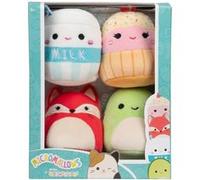Pack 4 Peluches Micromallows Squishmalows Multicolore G