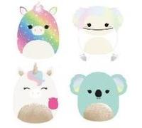 Pack 4 Peluches Squishville Multicolore G