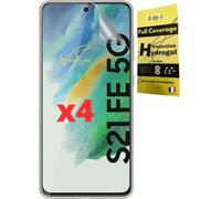 [Pack 4 Pièces Pour Samsung Galaxy Series 4 Films De Protection D'écran Hydrogel 3d Anti-Choc Compatible Coques Film Protecteur Souple Mieux Qu'un Verre Trempé (Galaxy S21 Fe)