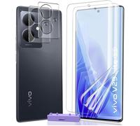 Pack 4 Pièces Pour Vivo V29 Lite - 2 Films Protecteurs Écran Tpu Auto-Cicatrisant Hd + 2 Protections Objectif Verre Trempé 9h Anti-Empreintes