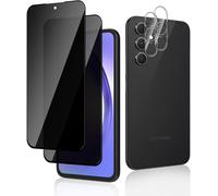 Pack 4 Pièces Verre Trempé + Protections Objectifs Pour Samsung Galaxy A54 5g ¿ 9h Anti-Rayures, Écran Privacy Anti-Espionnage, Oléophobe, Pose Sans Bulles
