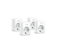 Tapo Prise Connectée WiFi, Prise Intelligente compatible avec Alexa et Google Home, 10A Type F, Contrôler le radiateur, la cafetière, la lampe à distance, aucun hub requis, Tapo P100(4-pack)