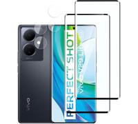 Pack 4 Protections Pour Vivo V29 Lite 5g ¿ 2 Verres Trempés 3d Courbe 0,33 Mm Dureté 9h + 2 Protège-Objectifs Caméra, Antibulles Oléophobe, Compatible Coques