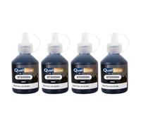 Pack 4 Recharge Encre BT5000 BT6000 BTD60 Bouteille Compatible pour Brother DCP T300 T500W T700W MFC T800W Noir Haute capacité 100 ML