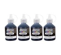 Pack 4 Recharge encre BT5000 BT6000 BTD60 compatible pour Brother Noir Haute capacité 100 ml