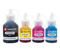 Pack 4 Recharge encre BT5000 BT6000 BTD60 compatible pour Brother Noirs et Couleurs Haute capacité 100 ml