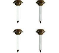 WEITECH Pack 4 Répulsifs Solaires Anti-Serpent Lézar Jardin Repousse Serpent