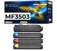 Pack 4 Toner B1185 B1186 B1184 B1183 compatible pour Olivetti 3500 Noir et Couleurs HC puce 10000 pages