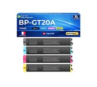 Pack 4 Toner BPGT20BA BPGT20CA BPGT20MA BPGT20YA compatible pour Sharp 22 10 20 25 Noir et Couleurs