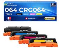 Pack 4 Toners 064 CRG-064 compatibles pour Canon Multicolor 13 000 Pages