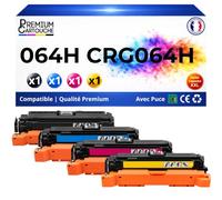 Pack 4 Toners 064H CRG-064H Compatible pour Canon Multicolor 13 000 Pages