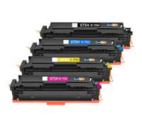 Pack 4 Toners 075H Compatible pour Canon Multicolor 3200 Pages