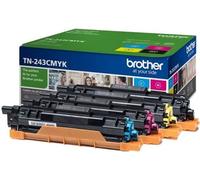Pack 4 toners Brother TN-243CMYK - Impression jusqu'a 1 000 pages