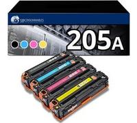 123CONSOMMABLES - Pack 4 Toners compatible HP 205A