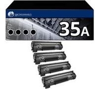 Pack 4 Toners compatible HP 35A noir Noir G
