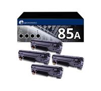 Pack 4 Toners compatible HP 85A noir