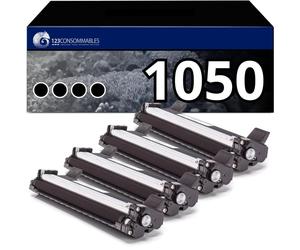 Pack 4 toners compatibles BROTHER TN-1050 noir