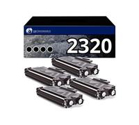 Pack 4 Toners compatibles BROTHER TN-2320 noir