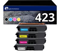 Pack 4 Toners compatibles BROTHER TN-423