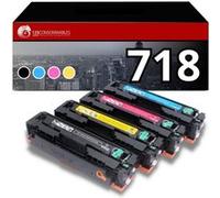 Pack 4 Toners compatibles Canon 718 Pack G