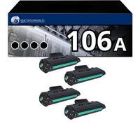 Pack 4 Toners compatibles HP 106A noir Noir