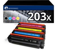 123CONSOMMABLES - Pack 4 Toners compatibles HP 203X
