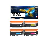 Pack 4 Toners Générique W2070A W2071A W2072A W2073A Multicolore - 1000 pages Noir, 700 pages Couleur - compatible HP Color Laser 150a 150nw MFP 178nw