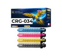 Pack 4 Toners Génériques CRG034 compatibles Canon i-SENSYS MF 810 Cdn 12000/7300 pages
