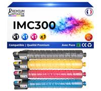 Pack 4 Toners IMC300 IM C300 BK C M Y Compatible pour Xerox Multicolor 1700