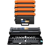 Pack 4 Toners TN3430 TN3480 + 1 Tambour DR3400 compatible pour Brother HL L5100DN DCP L5500DN MFC L6900DW haute capacité