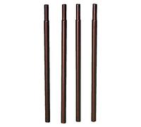 Pack 4 tubes rond 20 à enfoncer 45 cm - Fer vieilli - Made in France