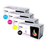 pack 4 x toner laser inkpro multicoloree tn230bk tn230y Compatible avec une imprimante Brother hl 3070cw