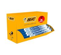 BIC 922648 Effaçables à Sec Feutres, 1.5mm Pointe Ogive, Bleu, Lot de 48