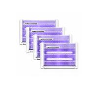 pack electris 4x destructeurs d'insectes electrique 20w antimoustique 230v 30m2