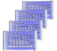 pack electris 4x destructeurs d'insectes electrique 20w antimoustique 230v 30m2