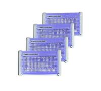 pack 4x destructeurs d'insectes electrique 20w antimoustique 230v 30m2