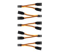 Pack 5 30CORE Connecteurs Servants Courts Câbles 5cm pour Les Appareils Télécommandes D'hélicoptère Futabas Servo Devices