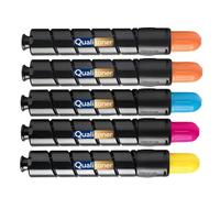 Pack 5 8066B001 8067B001 8068B001 8069B001 T01 Toner Compatible pour Canon imagePRESS C60 C600 C600i C65 C650 C700 C750 C800 C850 C910 V700 Noirs et Couleurs Haute capacité avec puce 56000 39500 pages