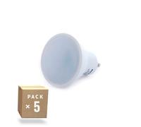 Pack 5 Ampoules LED GU10 6W 468Lm 3000ºK 40.000H [HO-GU10-SMD-6W-IC-WW-PK5-AP] |